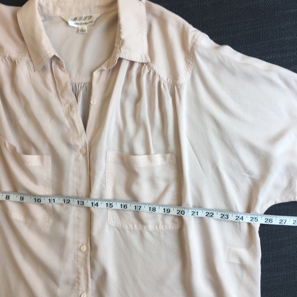 M.S.S.P. Powder Pink Button Down Shirt - Picture 6 of 7